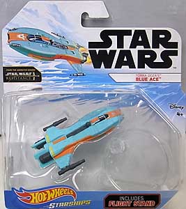 MATTEL HOT WHEELS STAR WARS DIE-CAST VEHICLE 2019 TORRA DOZA'S BLUE ACE 台紙傷み特価